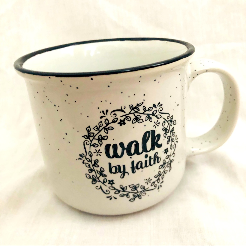 ‘Walk By Faith’ Coffee Tea Ceramic Mug Cup